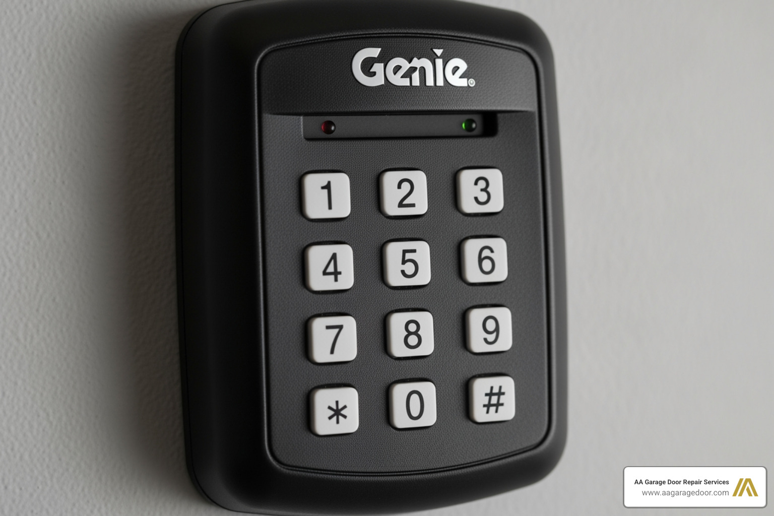 Genie keypad with its distinctive design - garage keypad programming Genie keypad with its distinctive design - garage keypad programming
