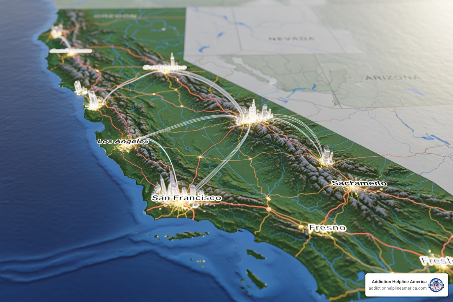 map of California highlighting major cities - 988 map of California highlighting major cities - 988