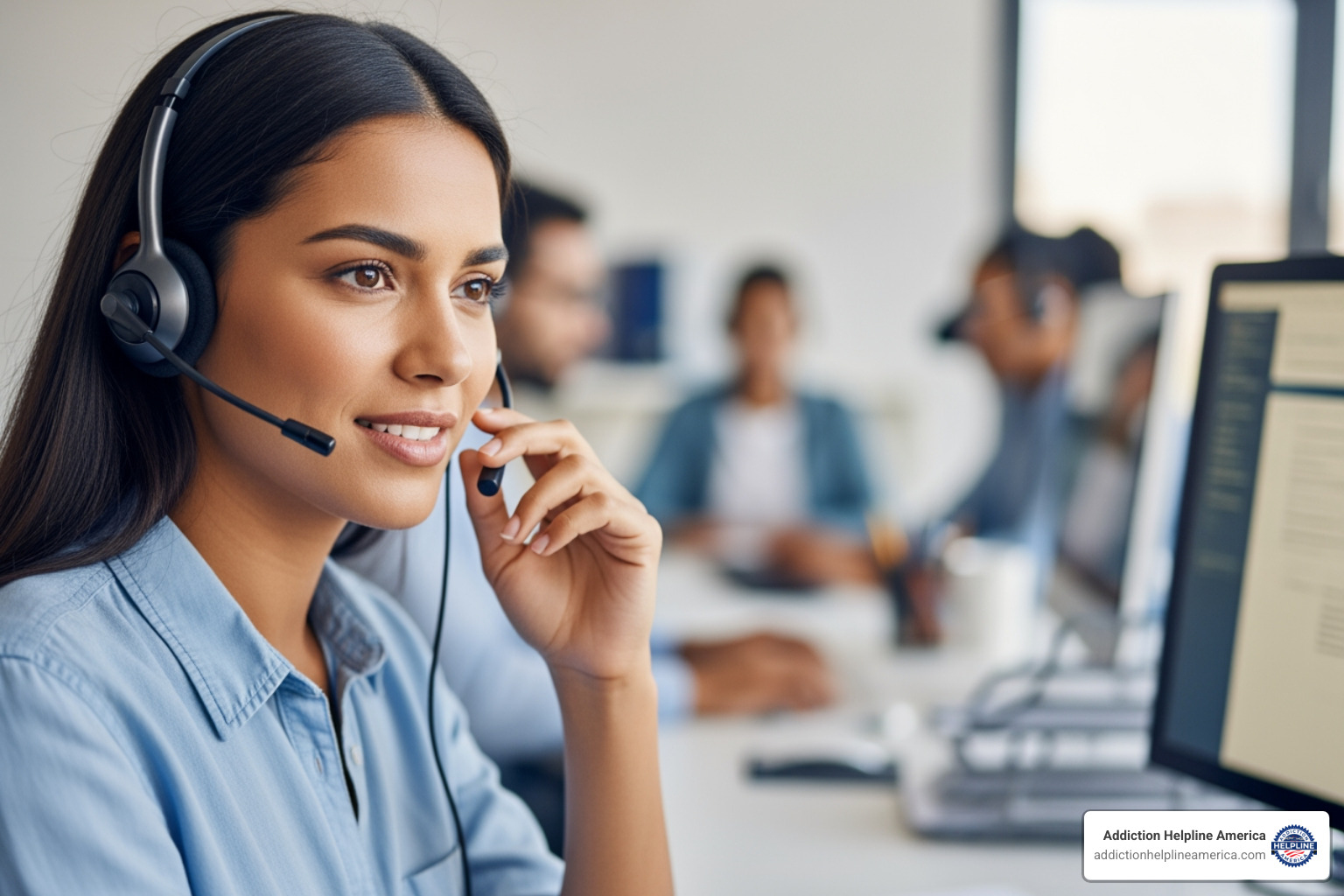 compassionate crisis counselor with headset - 988 compassionate crisis counselor with headset - 988