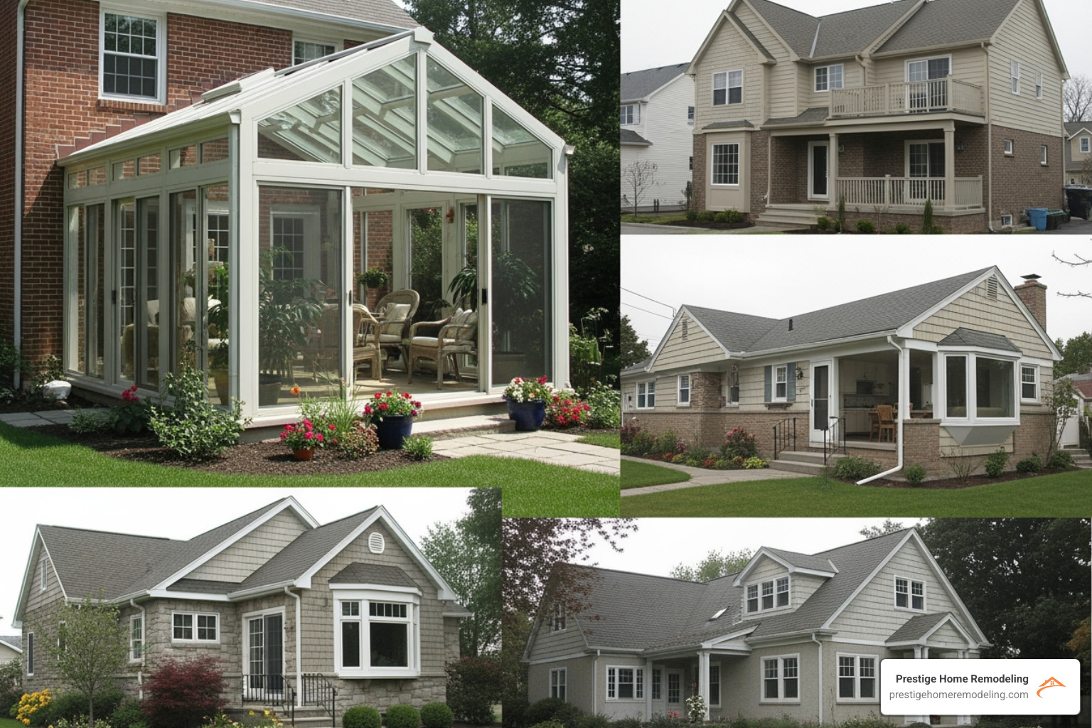 collage of different addition types - cost of home addition collage of different addition types - cost of home addition