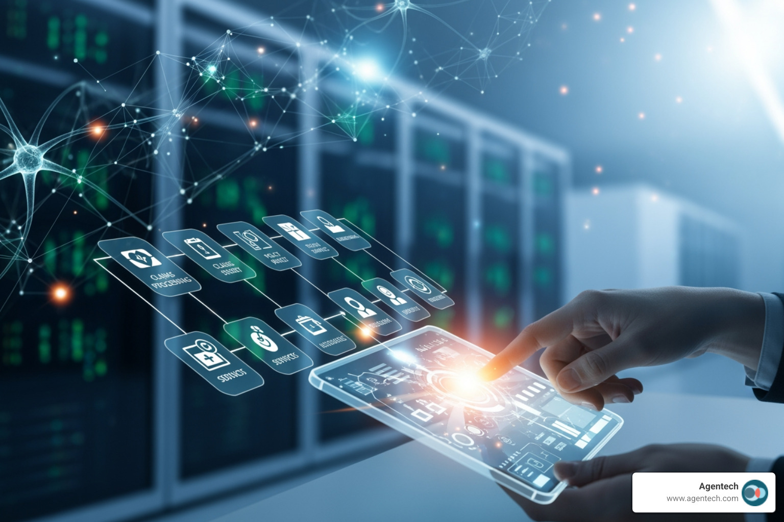 Dashboard showing key performance indicators for automated P&C insurance services, including claims processing time, policyholder satisfaction, and operational costs - how healthcare insurers can automate service offerings