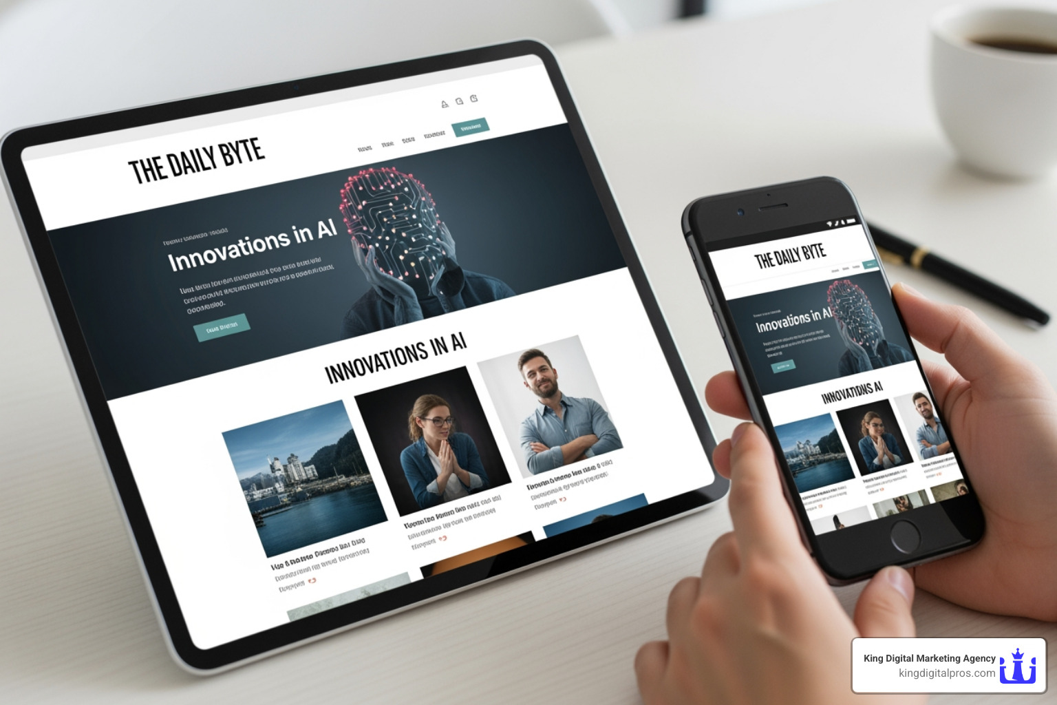 showing a mobile-friendly website design - optimize local search showing a mobile-friendly website design - optimize local search