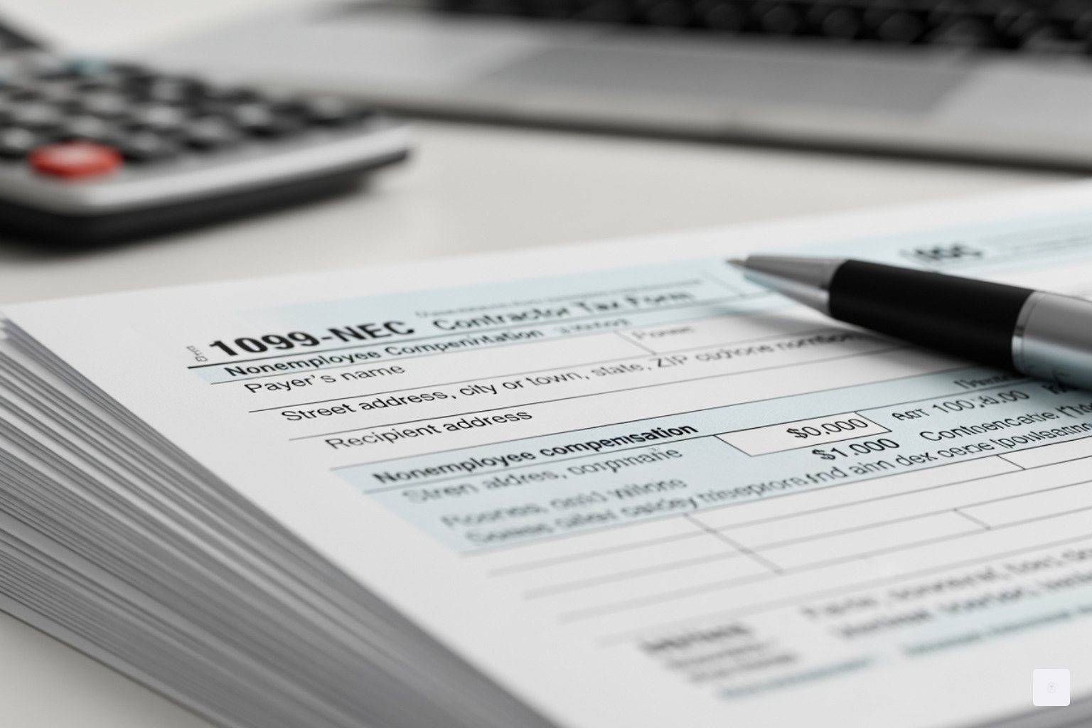 checklist comparing employee and contractor responsibilities - contractor tax form