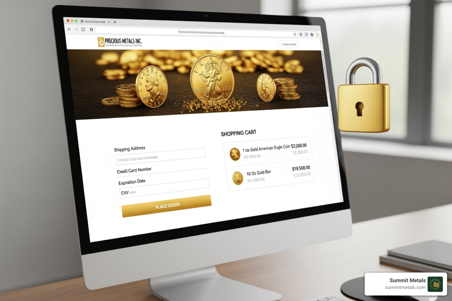 a secure online checkout page for a precious metals website - How to buy gold bullion a secure online checkout page for a precious metals website - How to buy gold bullion