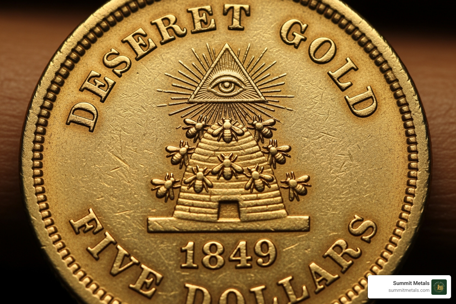 Historic Deseret Gold Coin - buy and sell gold and silver coins near sandy utah Historic Deseret Gold Coin - buy and sell gold and silver coins near sandy utah