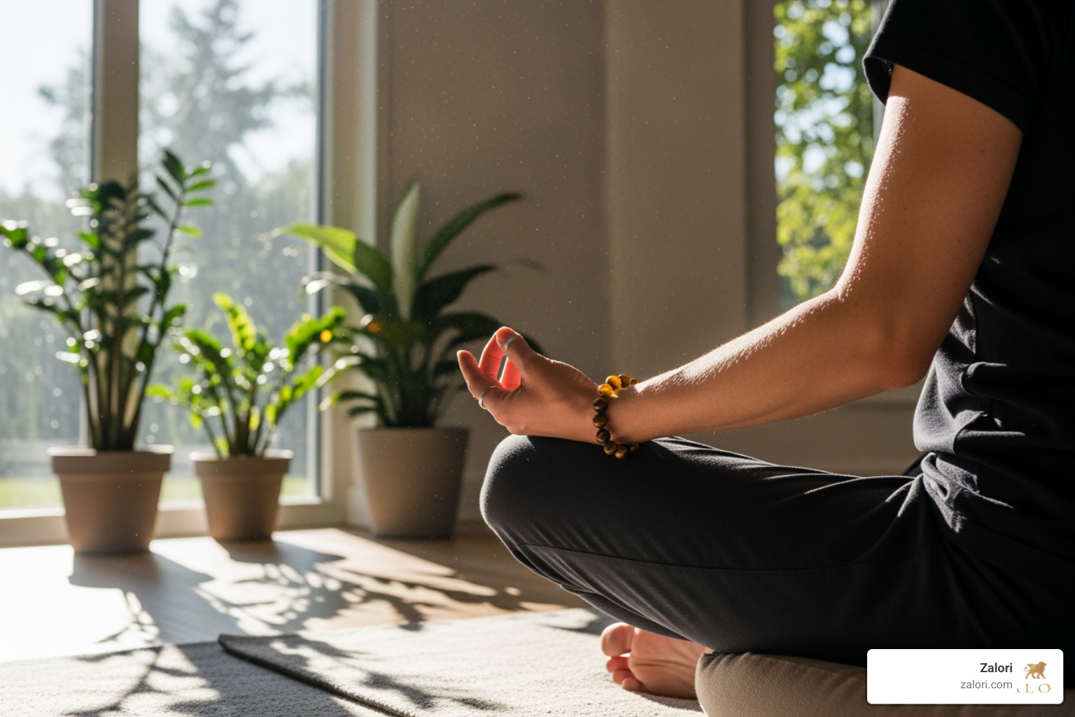 person meditating with tiger eye bracelet - genuine tiger eye bracelet person meditating with tiger eye bracelet - genuine tiger eye bracelet