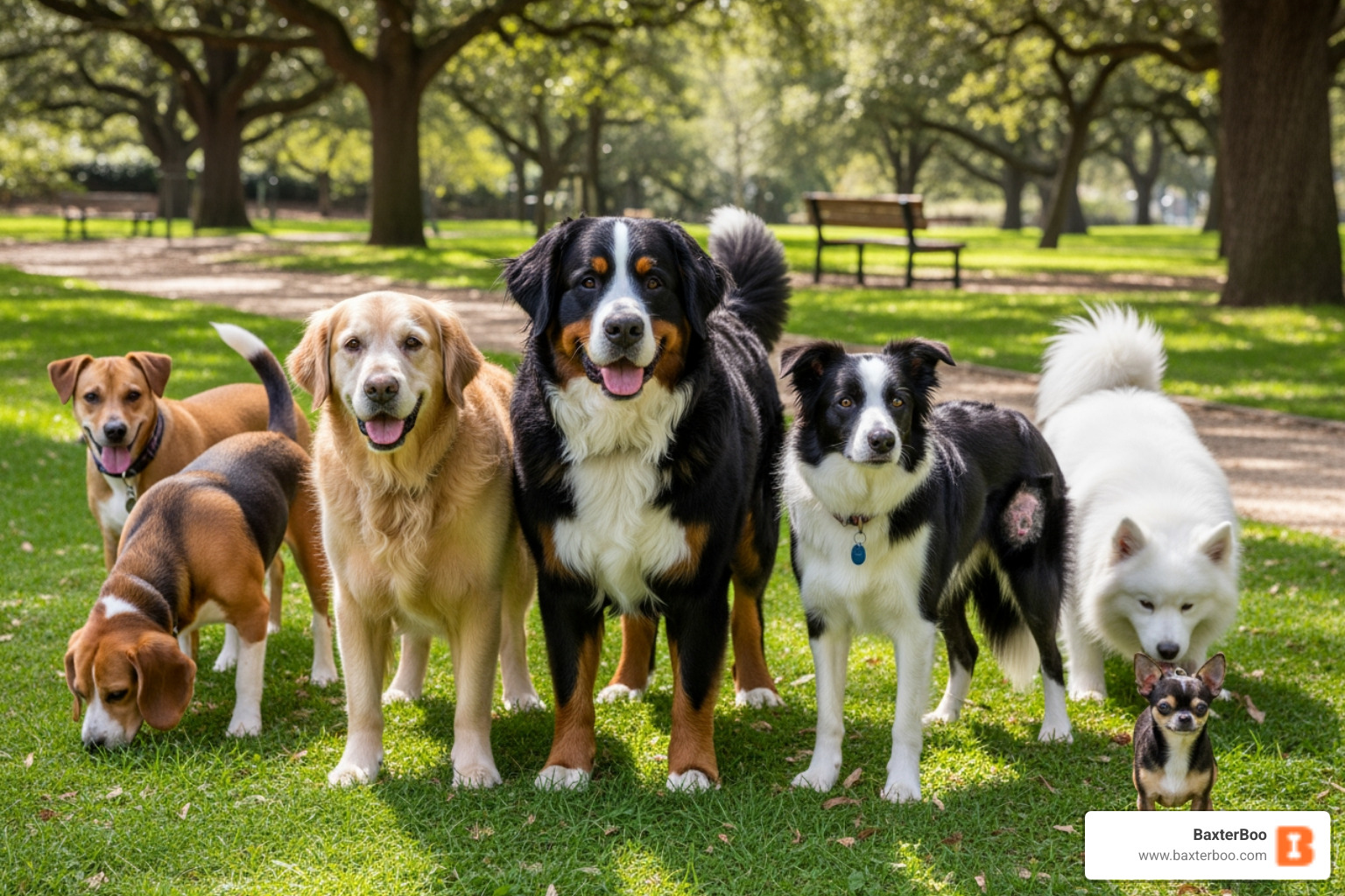 several at-risk dog breeds together - bladder control dog