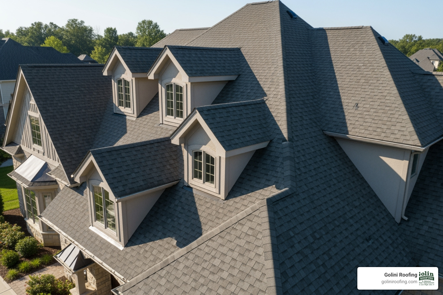 of a complex roof with multiple hips, valleys, and dormers - what is a roofing square in measurement of a complex roof with multiple hips, valleys, and dormers - what is a roofing square in measurement