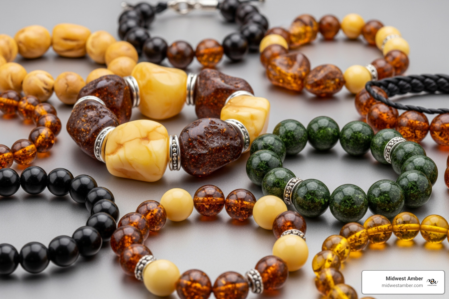multiple styles of men's amber bracelets - men amber jewelry bracelets
