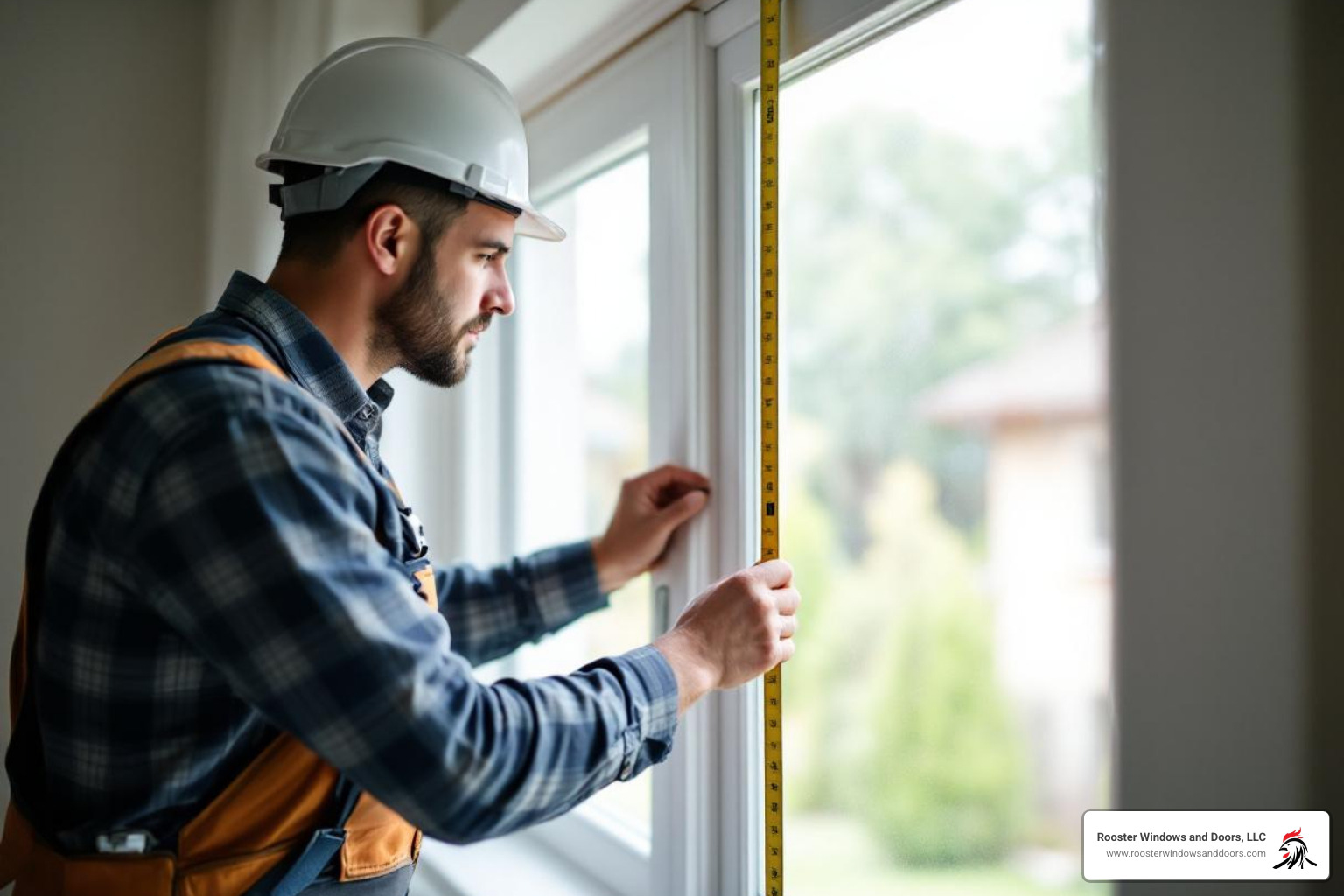 contractor measuring window - $199 windows installed