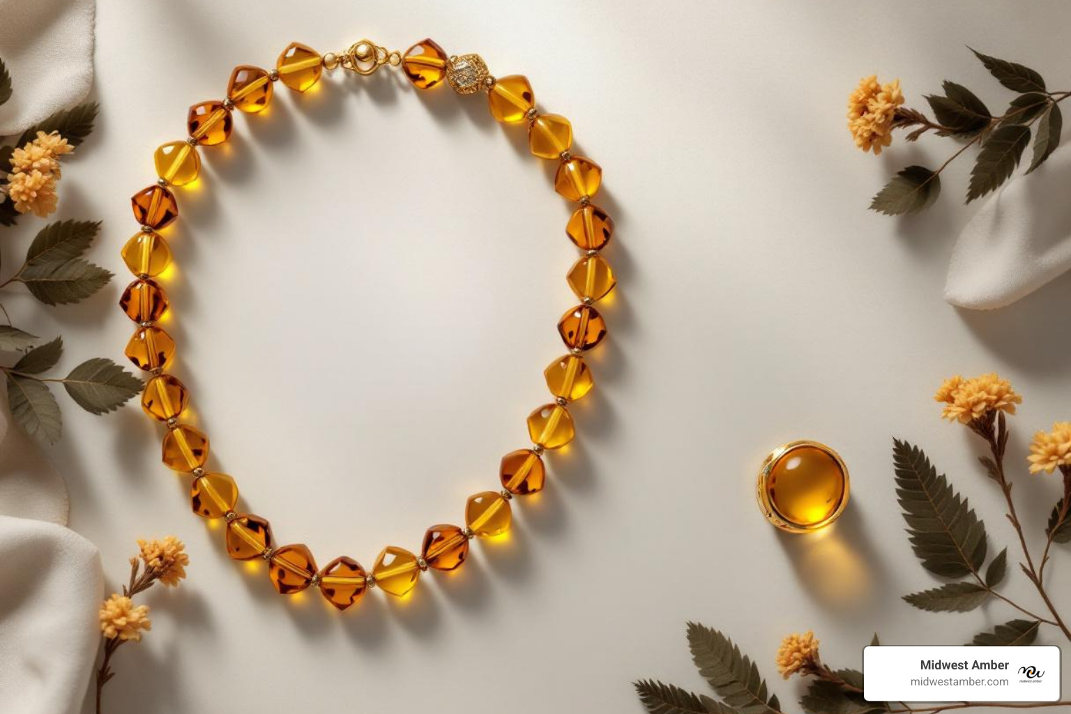 Flat lay of a men's amber jewelry set including a necklace, bracelet, and ring - men amber jewelry set Flat lay of a men's amber jewelry set including a necklace, bracelet, and ring - men amber jewelry set