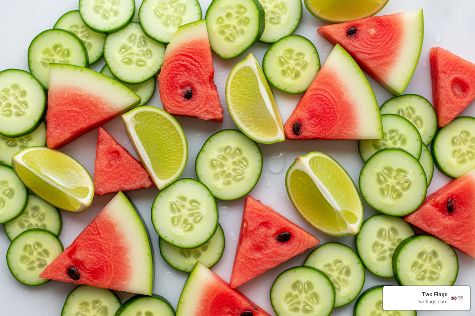 fresh ingredients for a cucumber melon martini - cucumber melon martini