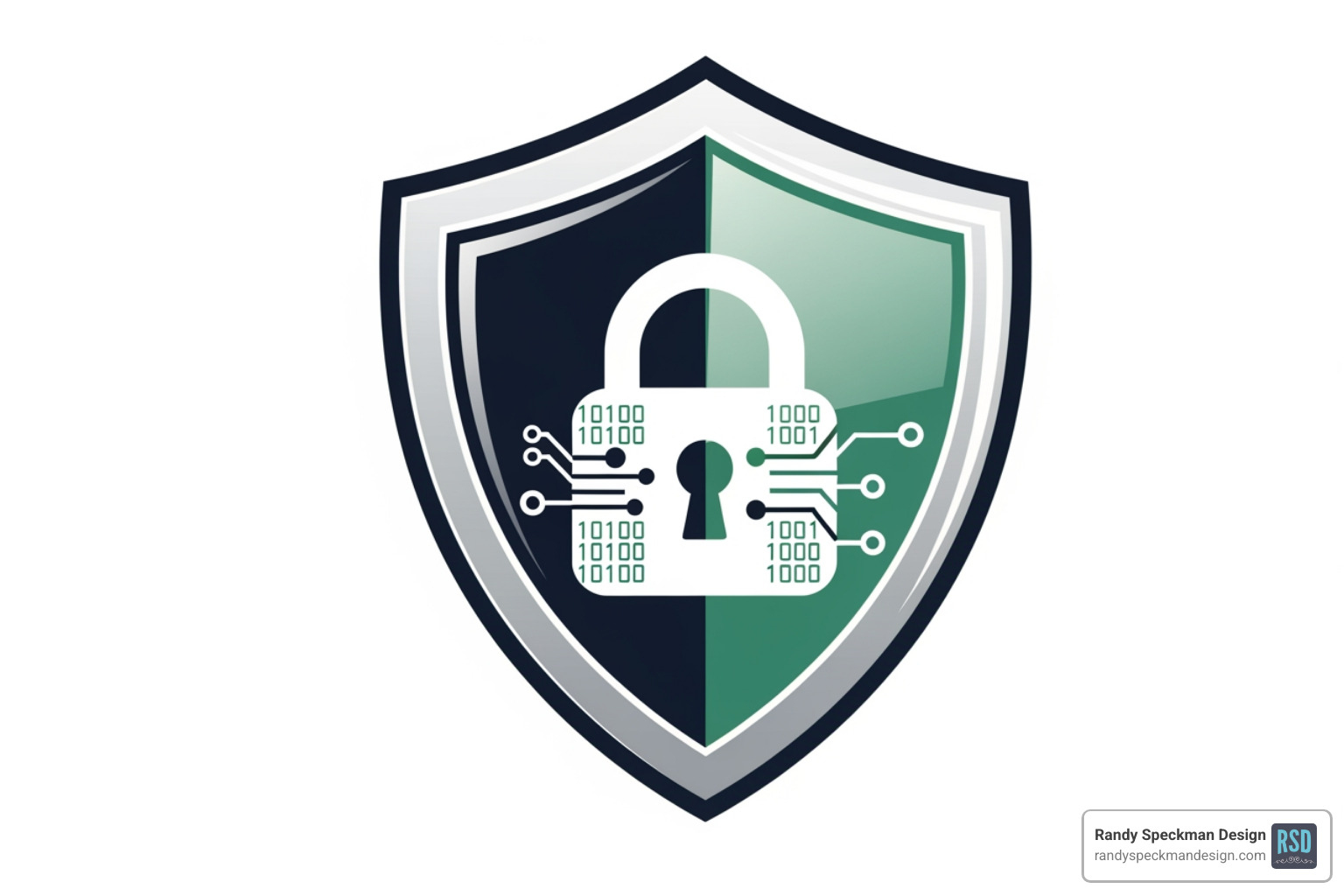 digital lock and shield icon - business web hosting plans