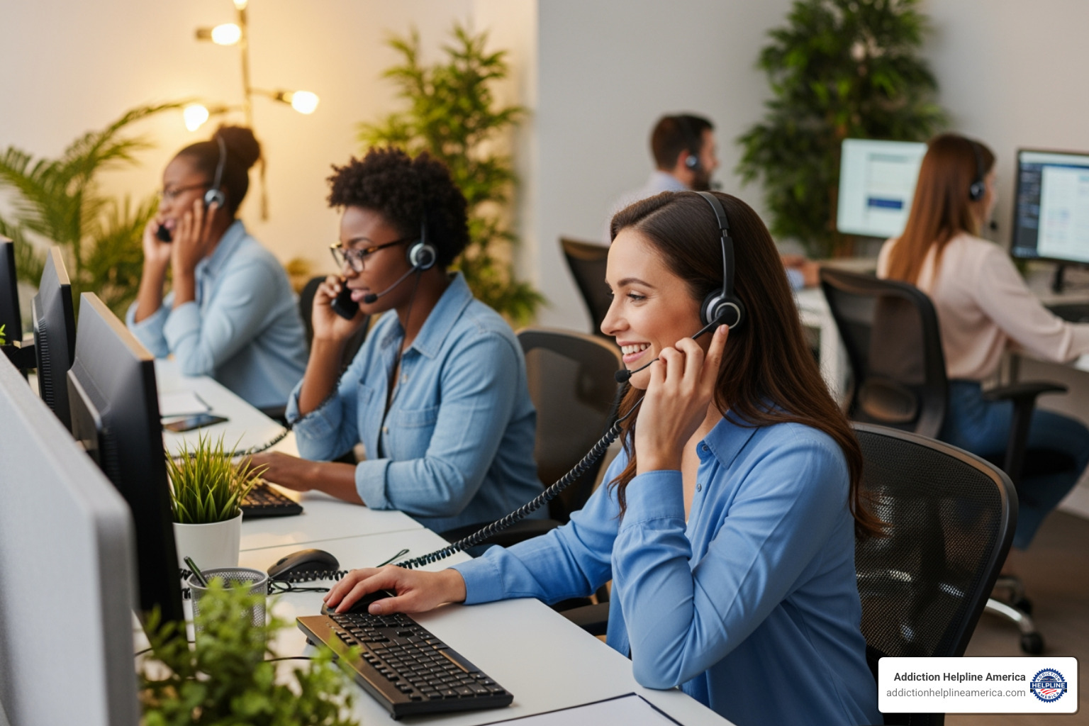 volunteers answering phones - crisis support line volunteers answering phones - crisis support line
