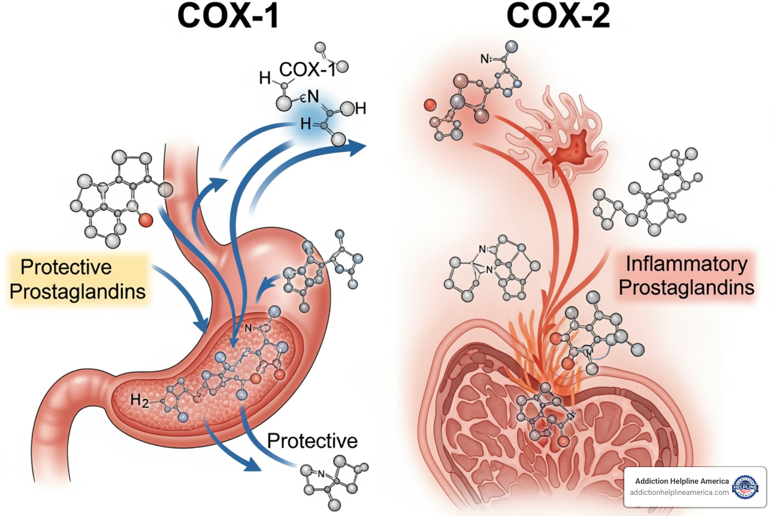 illustrating the COX-1 and COX-2 enzyme pathways - what is meloxicam used for illustrating the COX-1 and COX-2 enzyme pathways - what is meloxicam used for