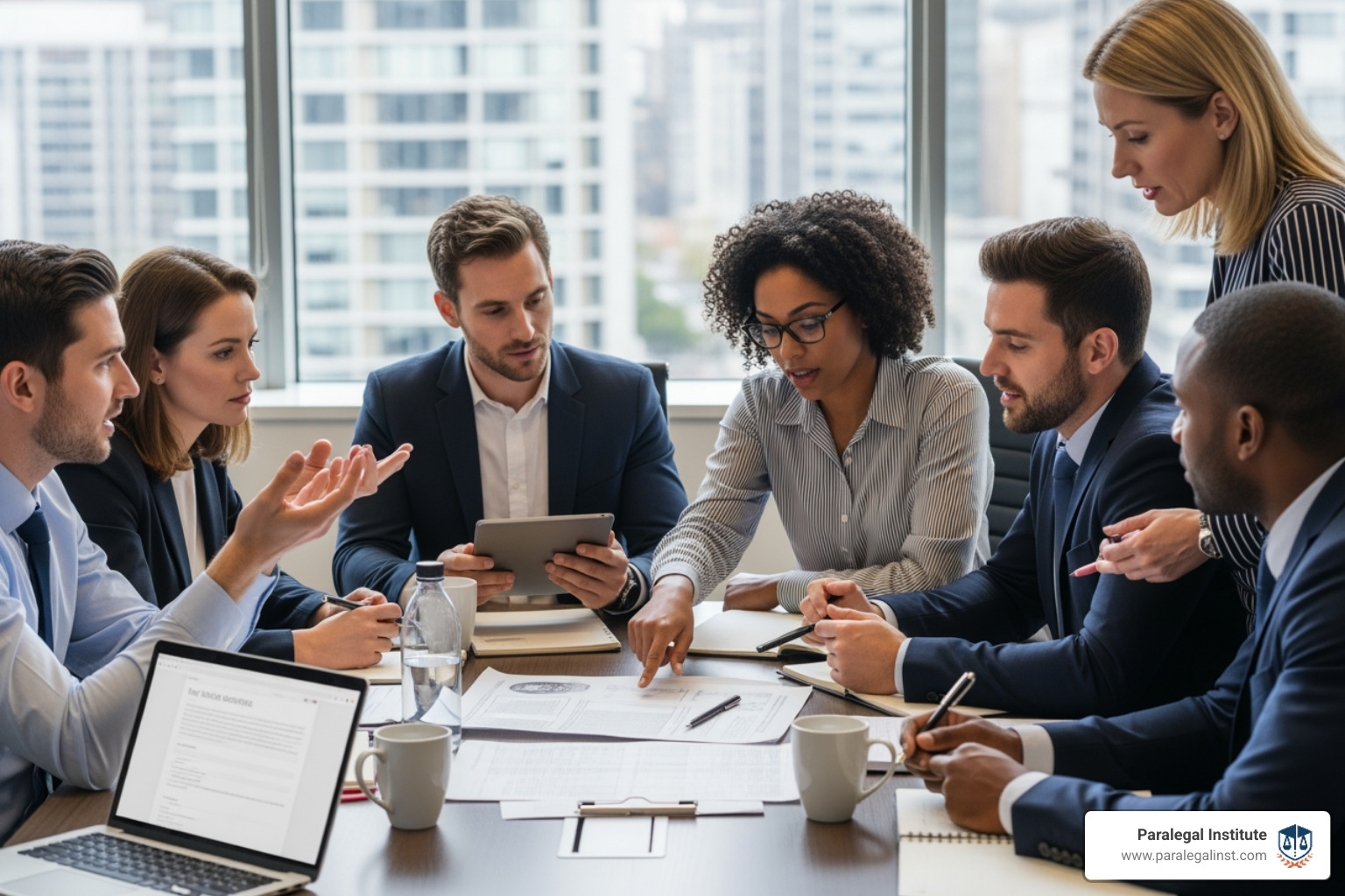 diverse group of paralegals collaborating in a meeting - paralegal studies online certificate diverse group of paralegals collaborating in a meeting - paralegal studies online certificate