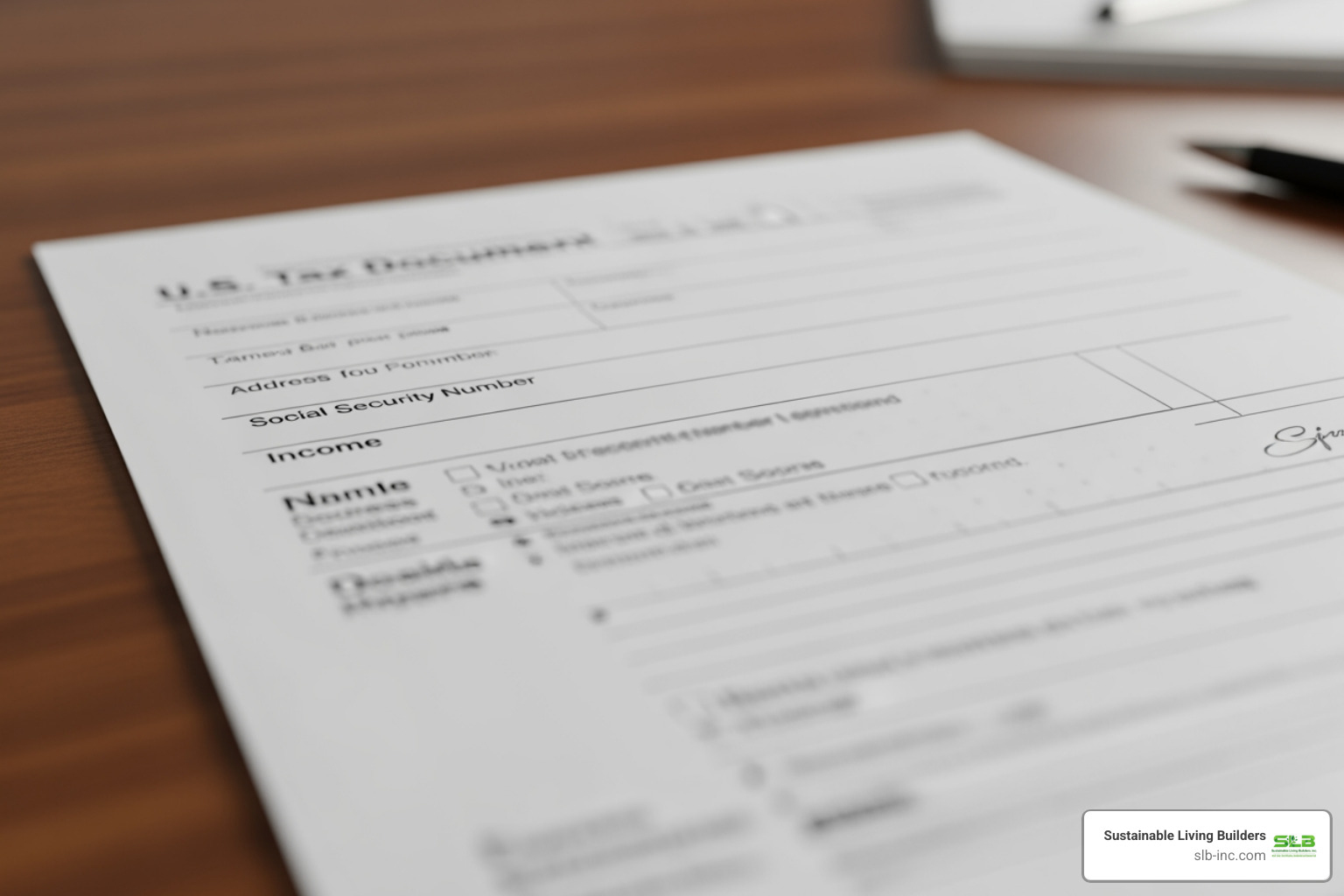 IRS Form 5695 document - home energy incentives IRS Form 5695 document - home energy incentives