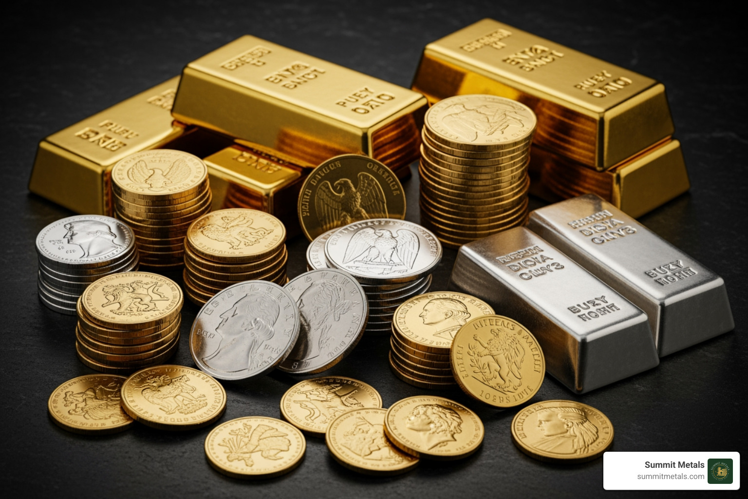 gold and silver coins and bars - best way to invest