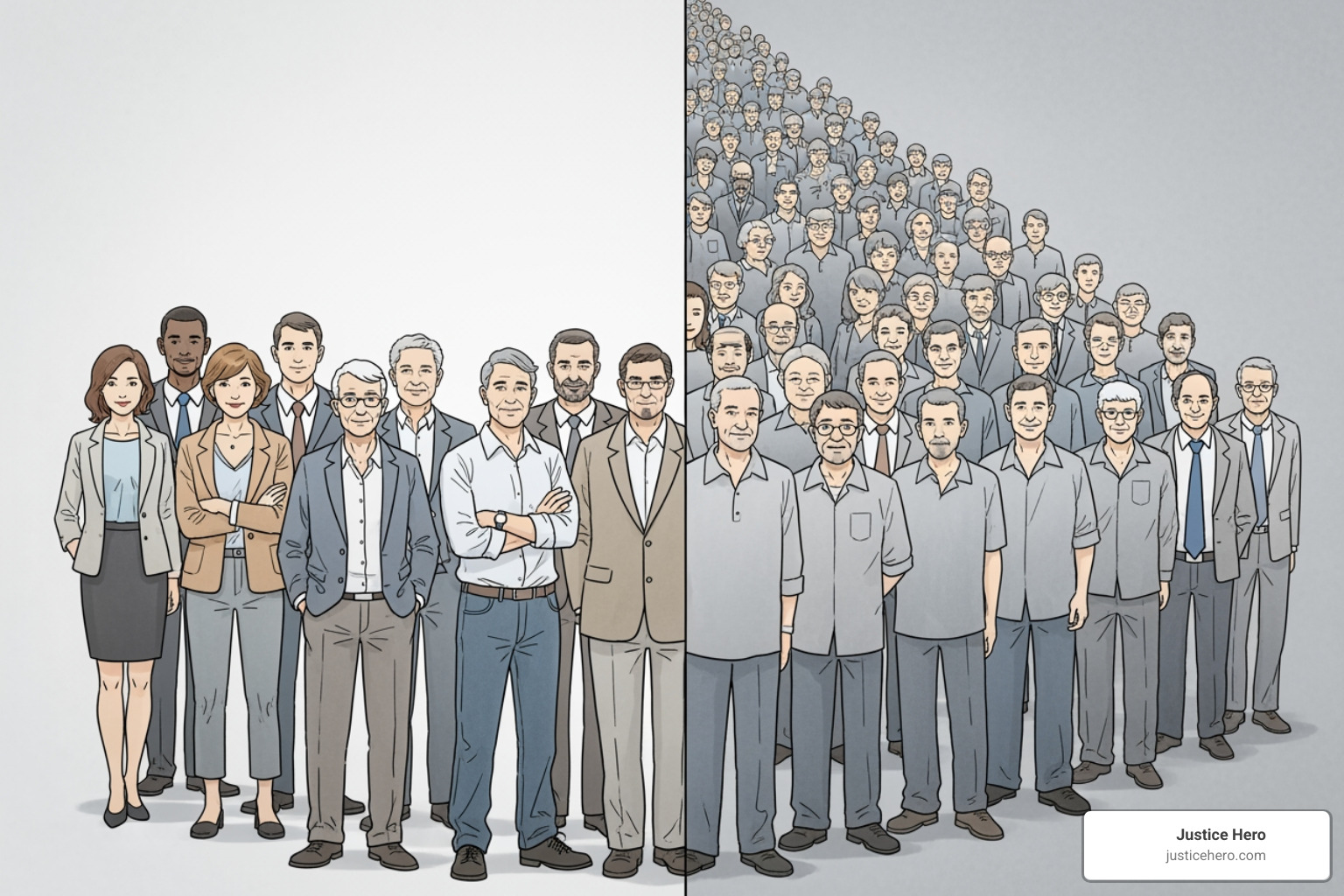 Mass tort vs. action diagram - mass tort lawyer California