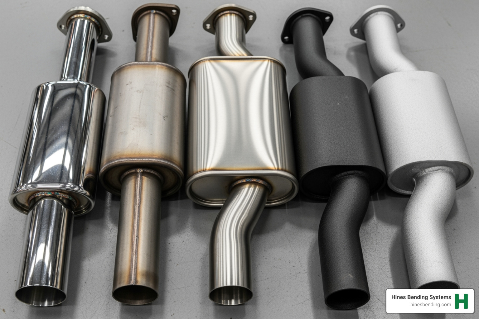 Different pipe materials like stainless and mild steel used for exhaust systems - how to bend pipes for exhaust Different pipe materials like stainless and mild steel used for exhaust systems - how to bend pipes for exhaust