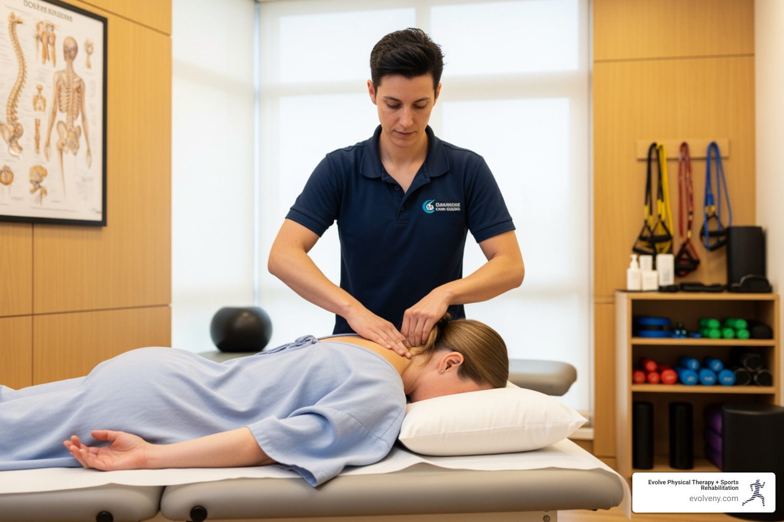 physical therapist treating patient - strain counterstrain exercises physical therapist treating patient - strain counterstrain exercises