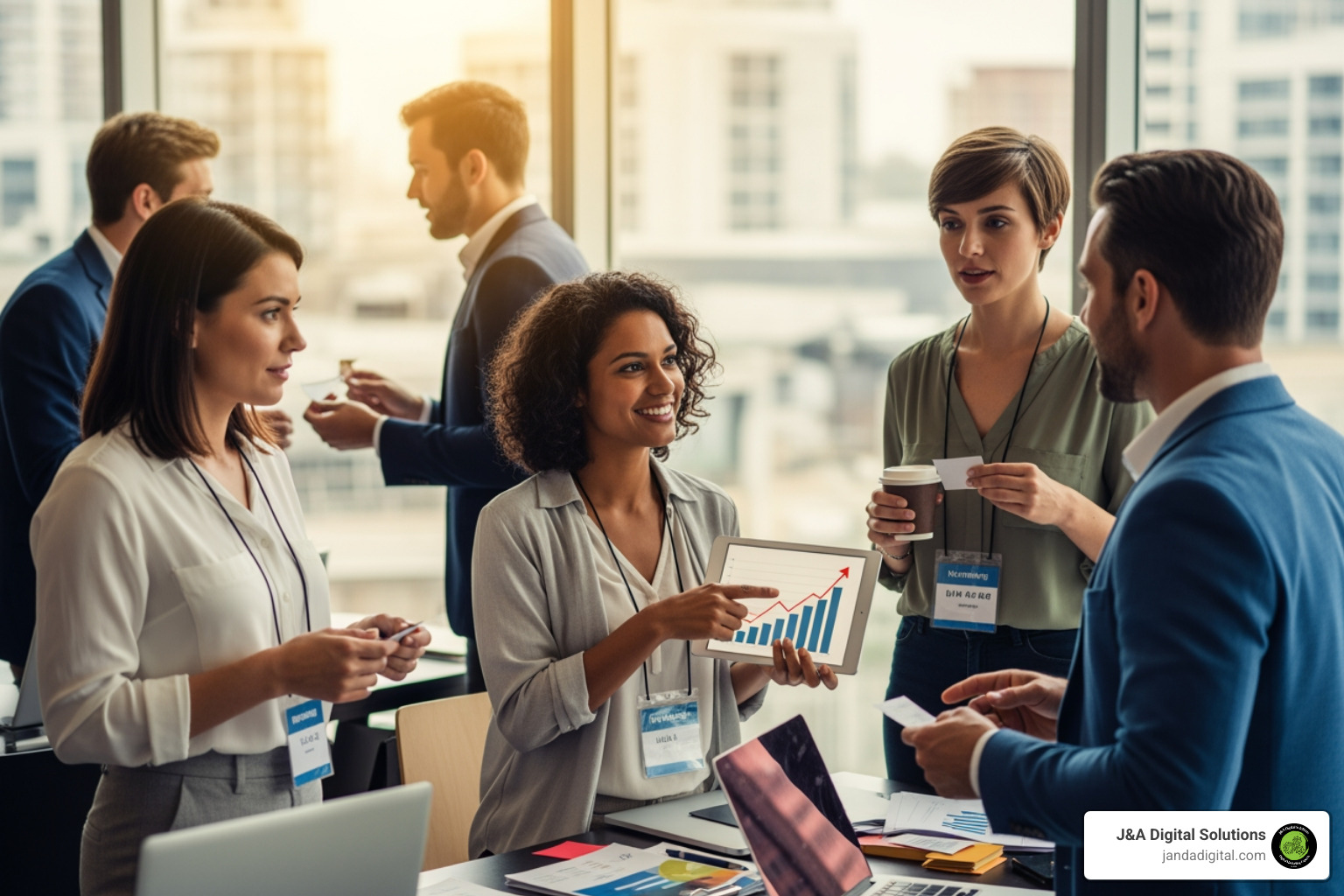 A well-designed small business website on a tablet - small business leads A well-designed small business website on a tablet - small business leads