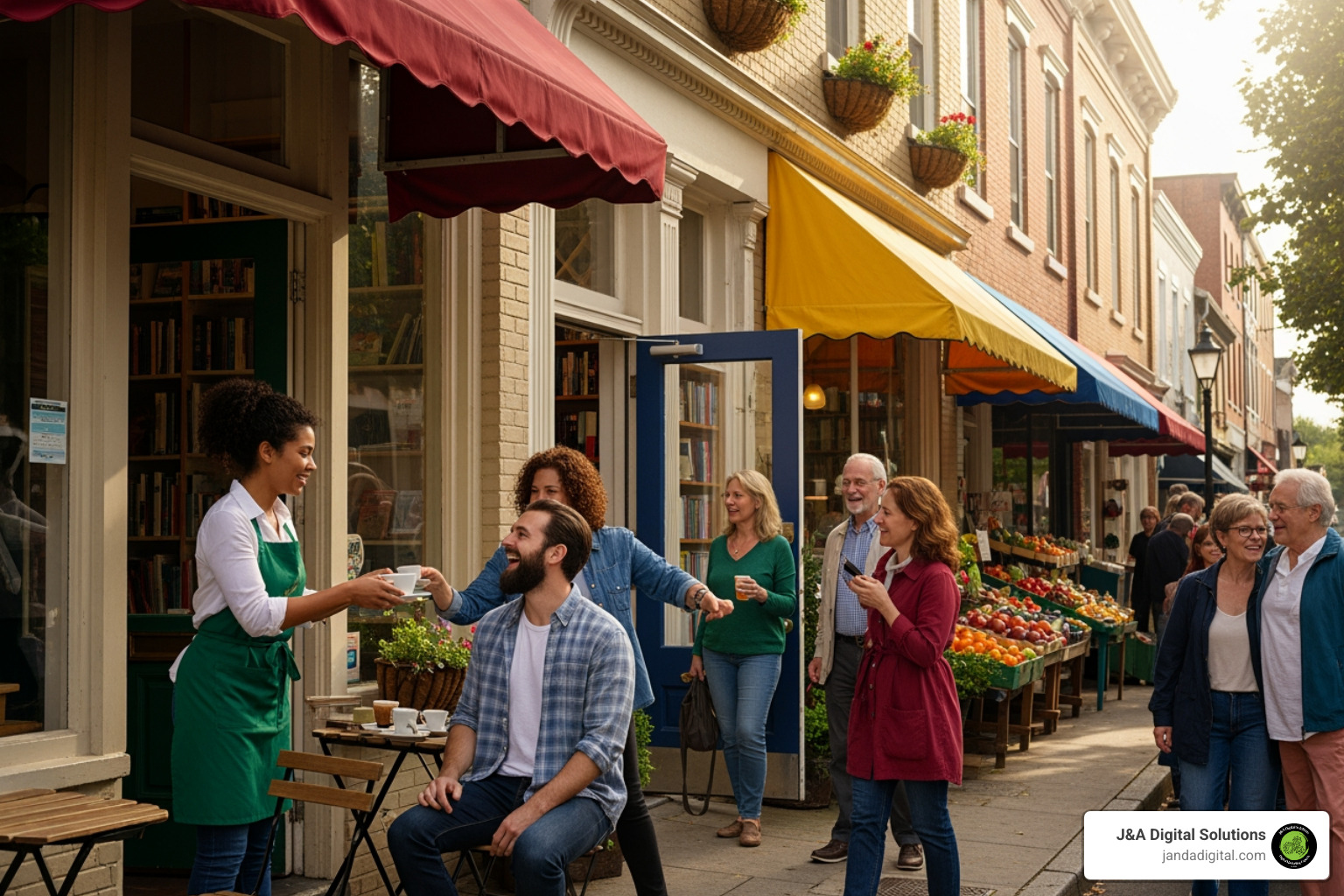 A screenshot of customer testimonials displayed prominently on a business website, featuring star ratings, customer photos, and positive quotes about their experience. - attract local customers