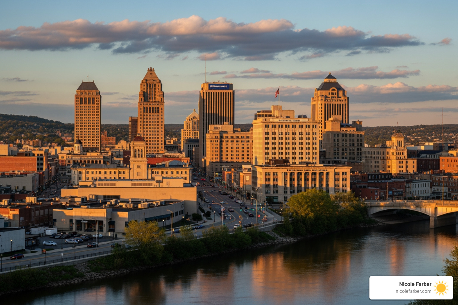 Wilkes-Barre skyline - motivational speaker Luzerne County