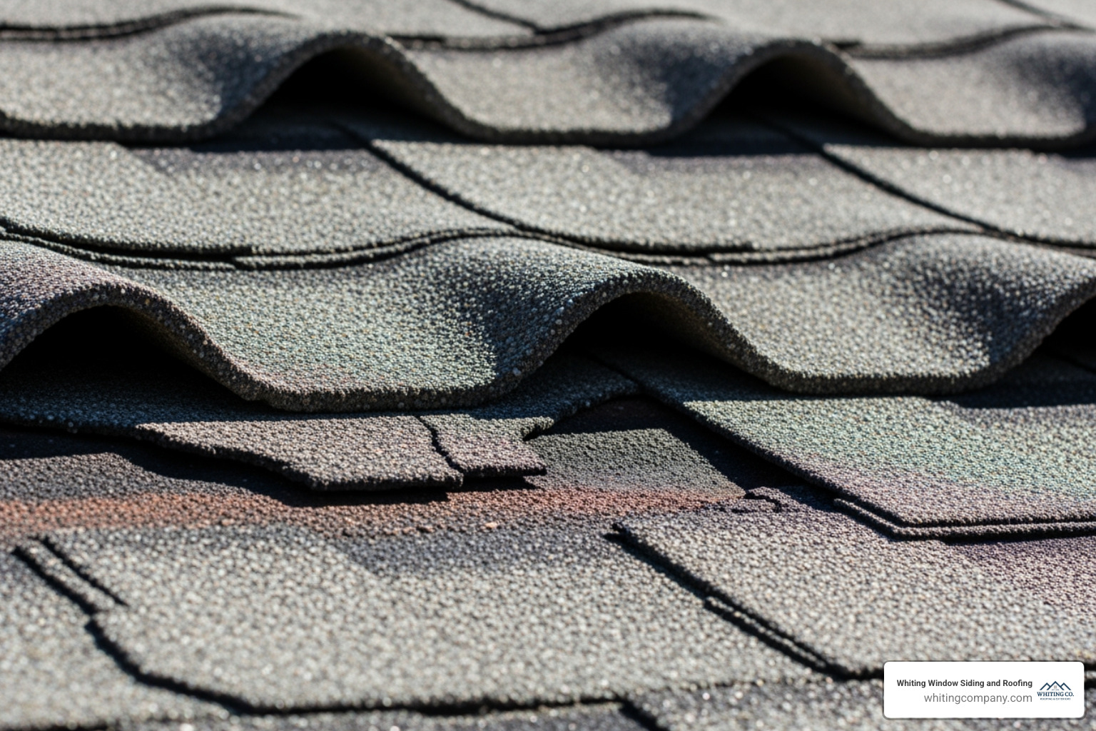 damaged, curling shingles - roofing and siding contractors
