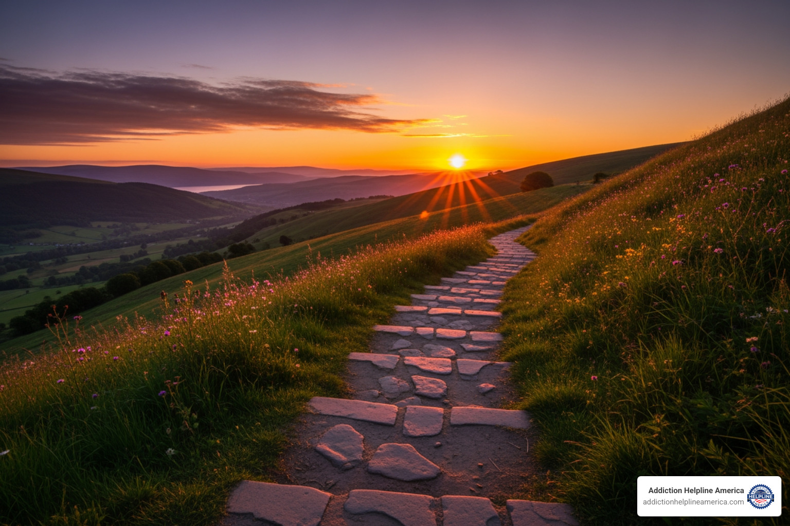 A checklist or a path with 5 steps leading to a sunrise - Drug & Alcohol Rehab for American Airlines Employees A checklist or a path with 5 steps leading to a sunrise - Drug & Alcohol Rehab for American Airlines Employees