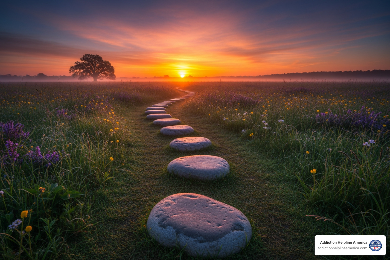 image of a checklist or a path with 5 steps leading to a sunrise - Drug & Alcohol Rehab for American Airlines Employees image of a checklist or a path with 5 steps leading to a sunrise - Drug & Alcohol Rehab for American Airlines Employees