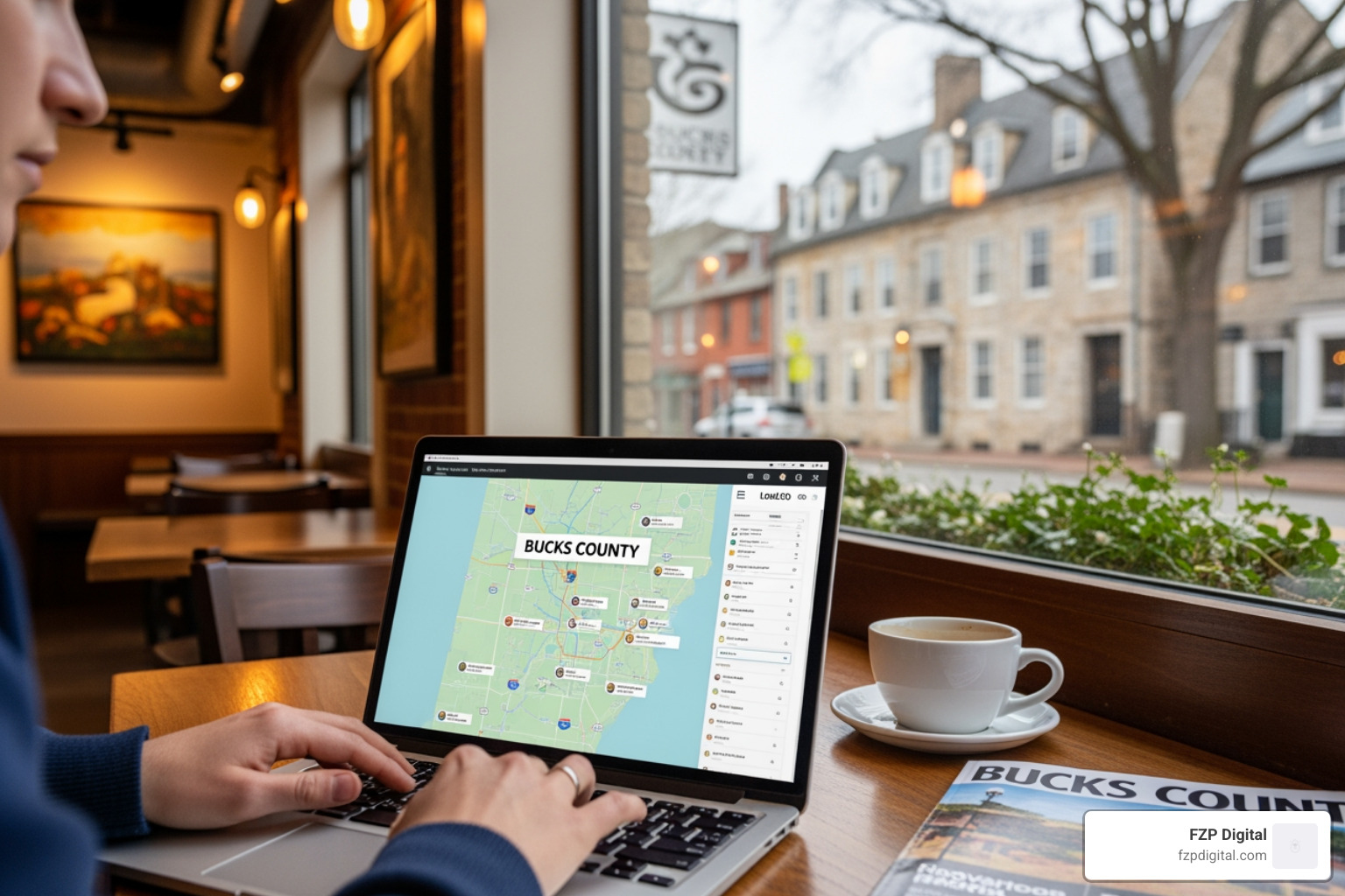 A perfectly optimized Google Business Profile for a local business, showcasing complete information, high-quality photos, recent posts, and review snippets - local seo bucks county A perfectly optimized Google Business Profile for a local business, showcasing complete information, high-quality photos, recent posts, and review snippets - local seo bucks county