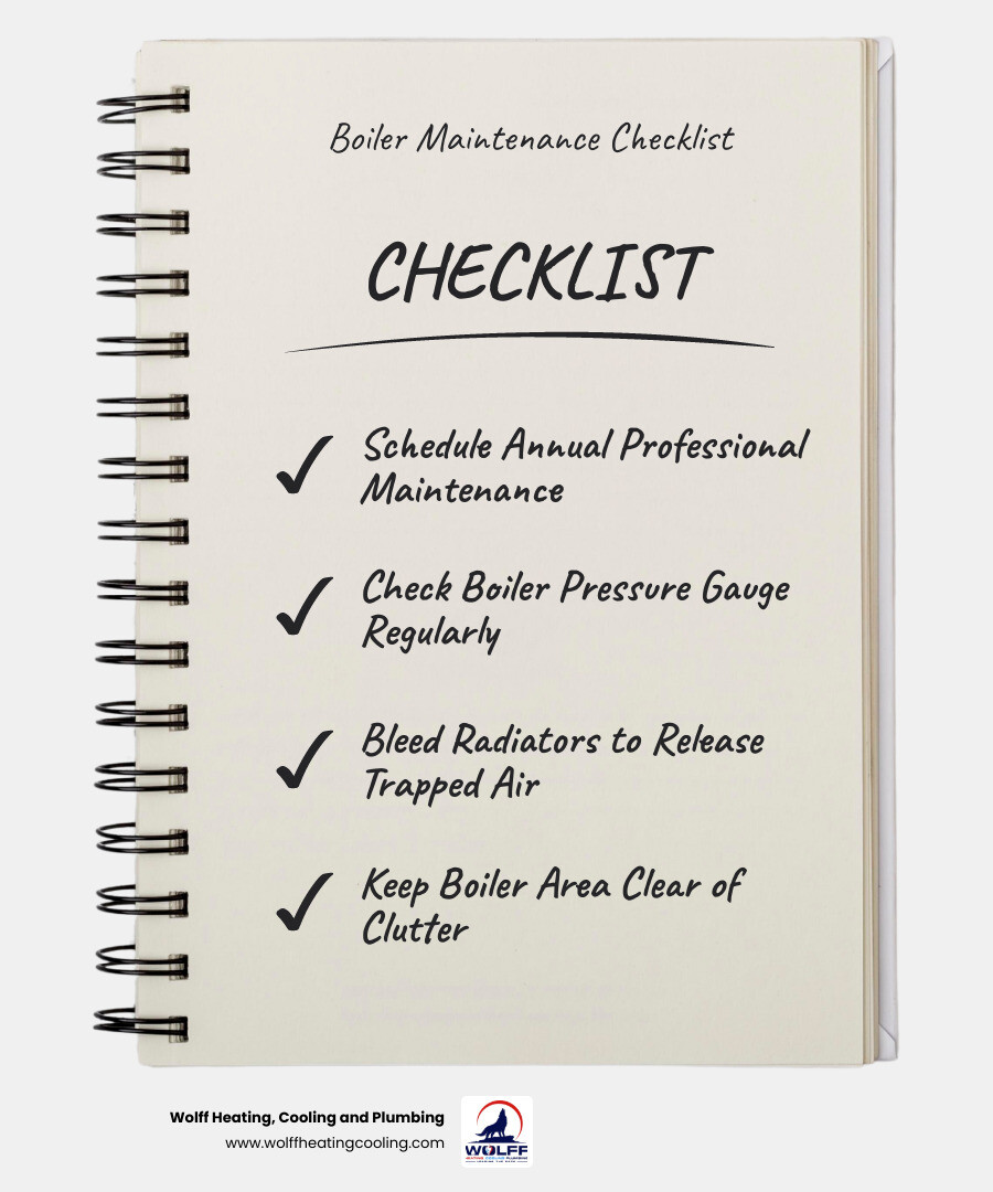 a simple homeowner's boiler maintenance checklist - I need emergency boiler repair in Albuquerque, NM. Who is available now?" infographic checklist-notebook a simple homeowner's boiler maintenance checklist - I need emergency boiler repair in Albuquerque, NM. Who is available now?" infographic checklist-notebook