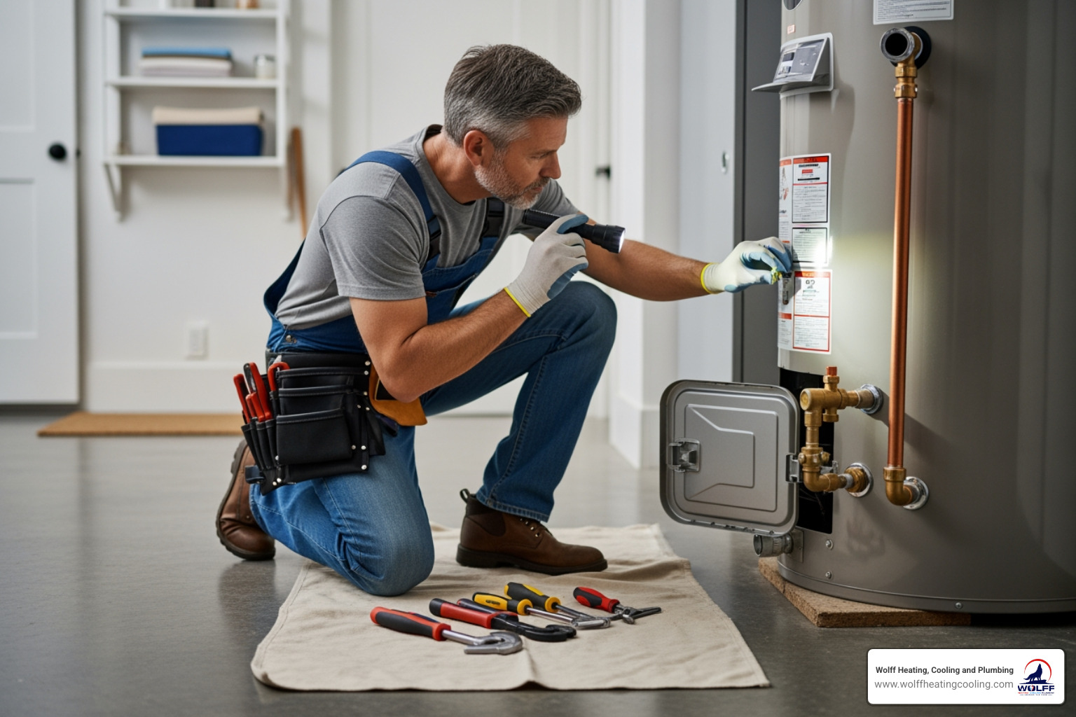 professional plumber inspecting a water heater - "My hot water heater is broken. Who does repairs in Albuquerque?" professional plumber inspecting a water heater - "My hot water heater is broken. Who does repairs in Albuquerque?"