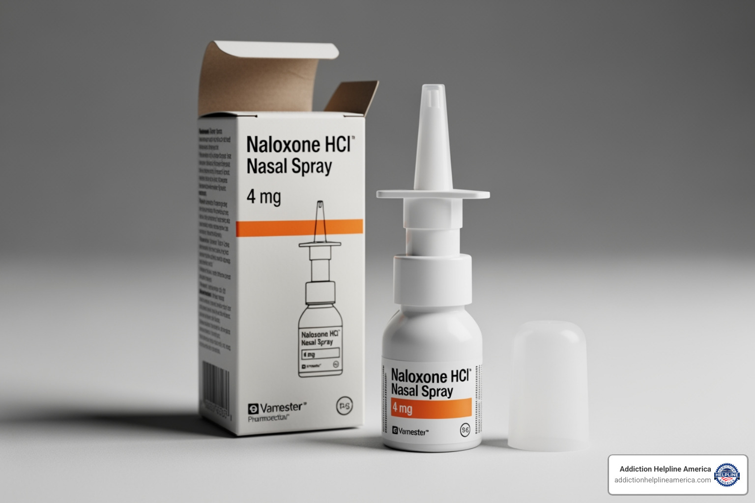 A naloxone nasal spray kit, essential for reversing opioid overdoses - heroin addiction help A naloxone nasal spray kit, essential for reversing opioid overdoses - heroin addiction help