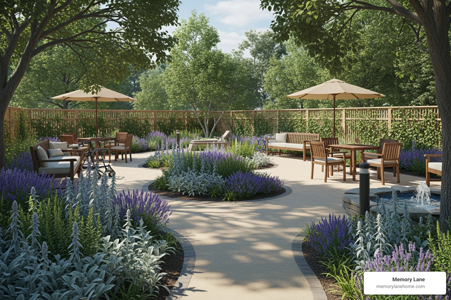 a tranquil, secure garden designed for memory care residents - assisted living ann arbor a tranquil, secure garden designed for memory care residents - assisted living ann arbor