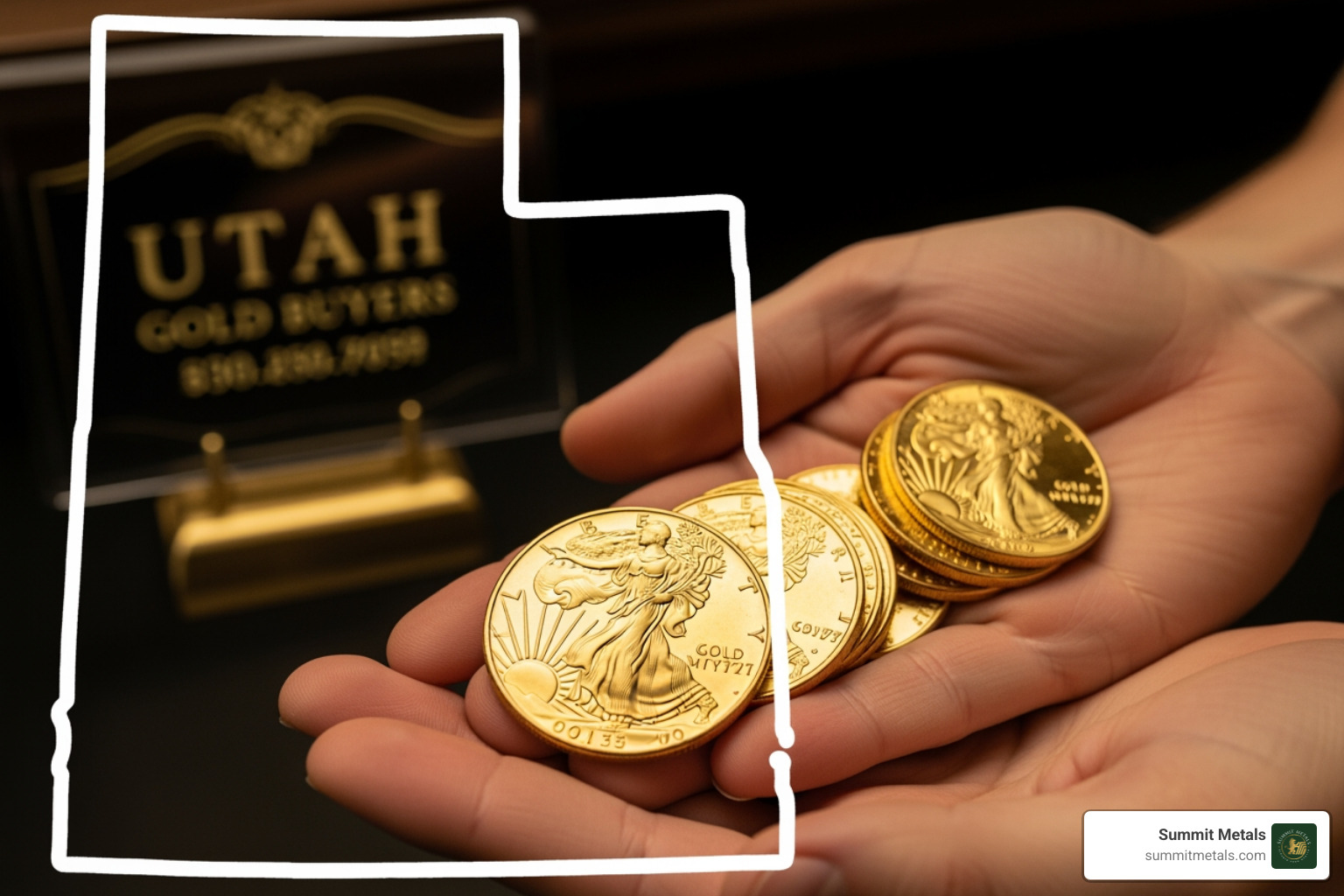 illustrating the five steps from research to payment - sell gold coins utah