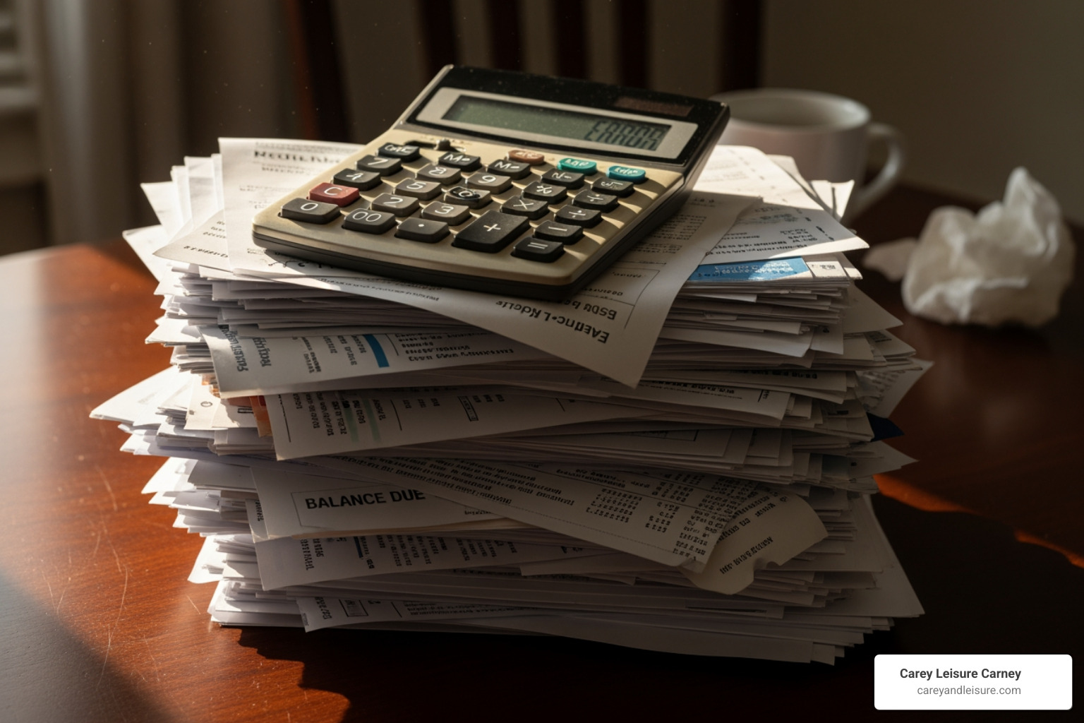 calculator and medical bills - motorcycle accident attorney clearwater fl