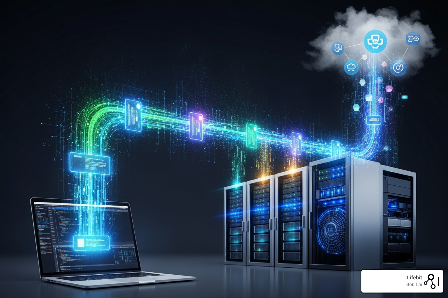 Nextflow's ability to run the same pipeline across a laptop, HPC, and cloud environments - ai for nextflow Nextflow's ability to run the same pipeline across a laptop, HPC, and cloud environments - ai for nextflow