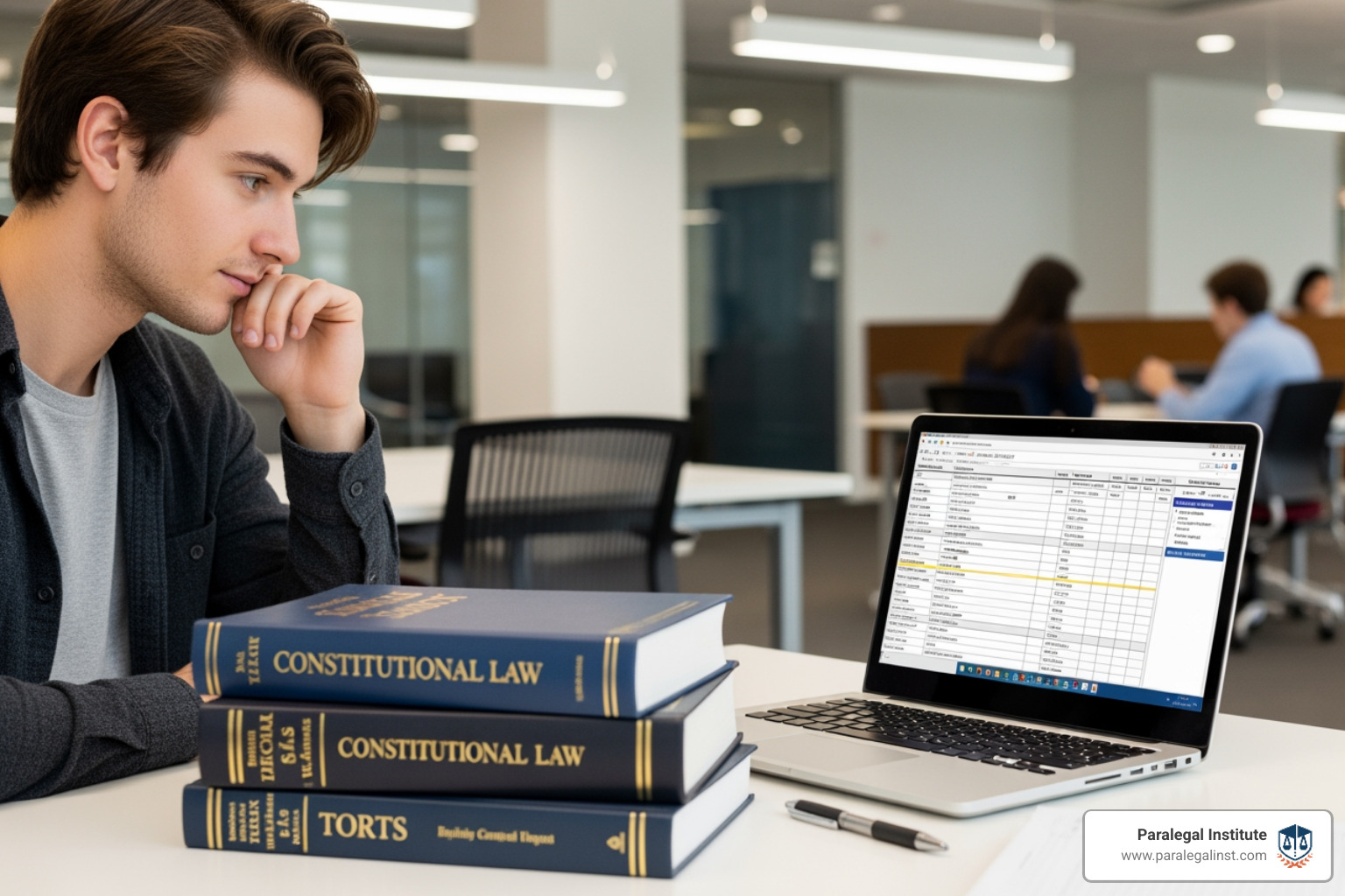 Infographic showing the breakdown of paralegal certificate program costs including tuition, books and supplies, registration and technology fees, delivery method costs like commuting or housing, post-graduation expenses like professional memberships, and opportunity cost of time spent in training versus earning income - how much is a paralegal certificate program infographic Infographic showing the breakdown of paralegal certificate program costs including tuition, books and supplies, registration and technology fees, delivery method costs like commuting or housing, post-graduation expenses like professional memberships, and opportunity cost of time spent in training versus earning income - how much is a paralegal certificate program infographic