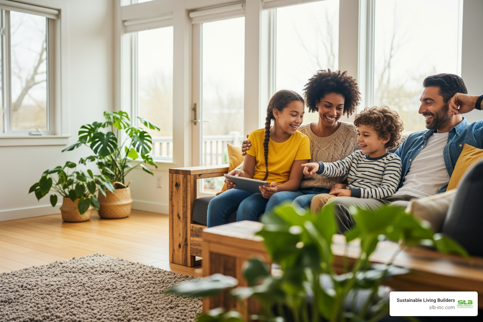 happy family in a modern, energy-efficient home - upgrade house electrical panel happy family in a modern, energy-efficient home - upgrade house electrical panel