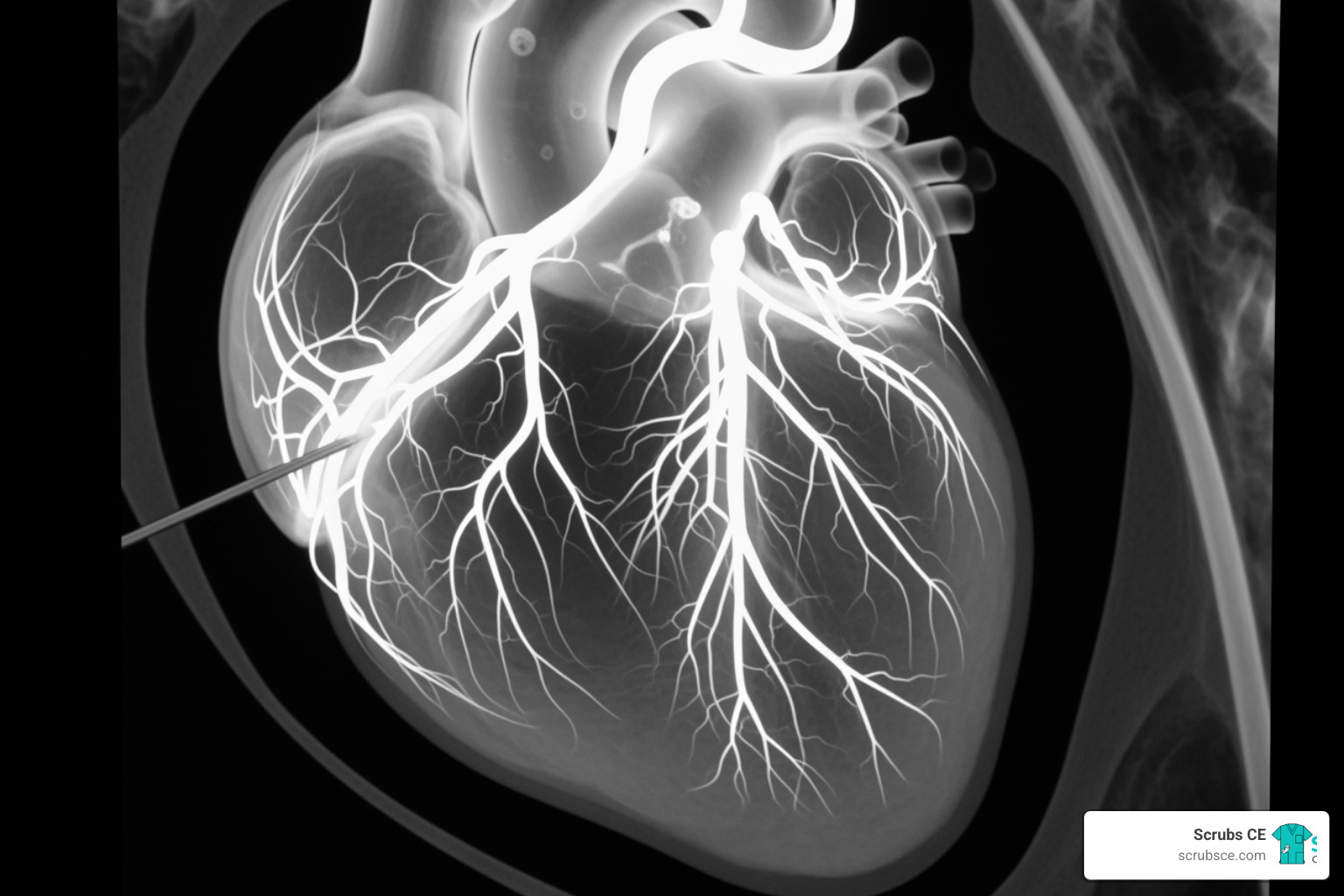 fluoroscopic image showing coronary arteries - how to get certified in cardiac interventional radiography fluoroscopic image showing coronary arteries - how to get certified in cardiac interventional radiography