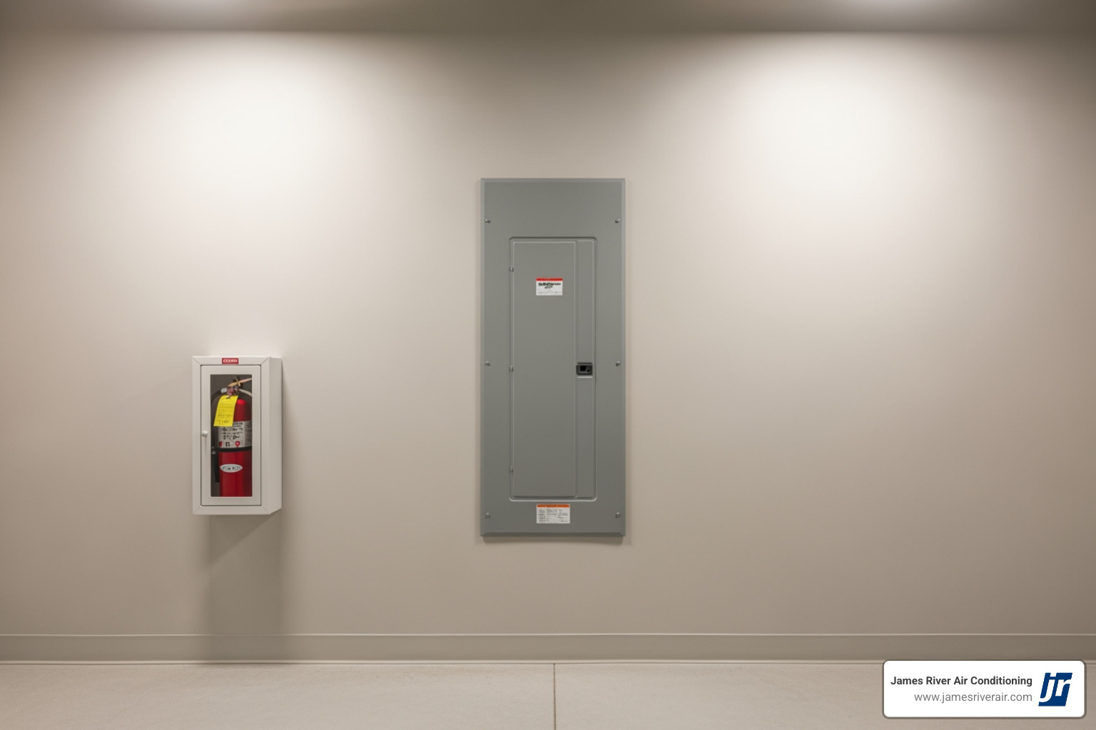 modern electrical panel in a clean utility room - electrical making noise in henrico, va modern electrical panel in a clean utility room - electrical making noise in henrico, va