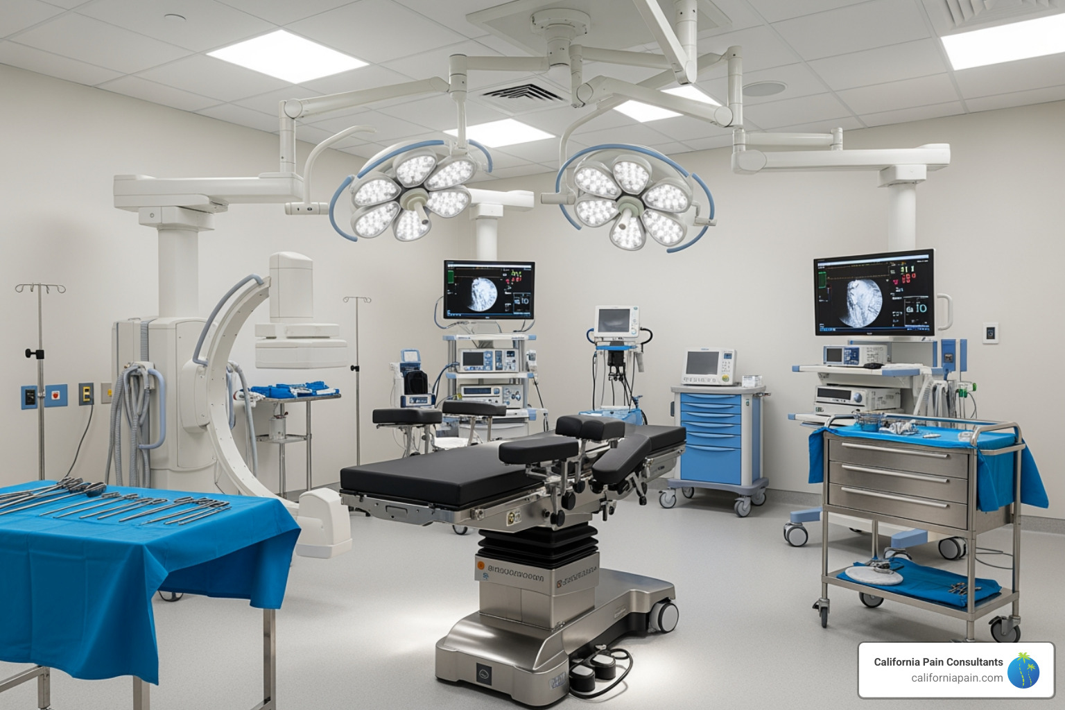 modern medical procedure room - san diego pain clinic