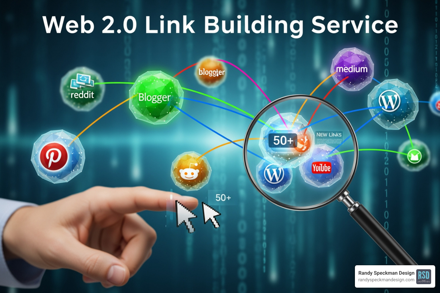 A high-quality blog post on a Web 2.0 platform with a naturally integrated link to a relevant resource - web 2.0 link building service