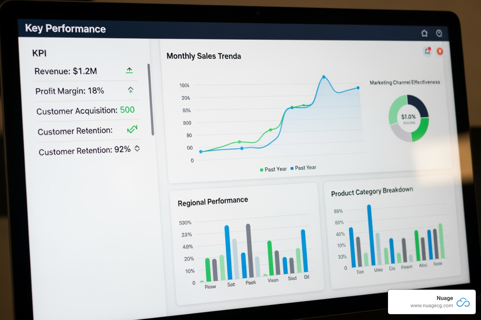 customized NetSuite dashboard with KPIs - quickbooks to netsuite migration