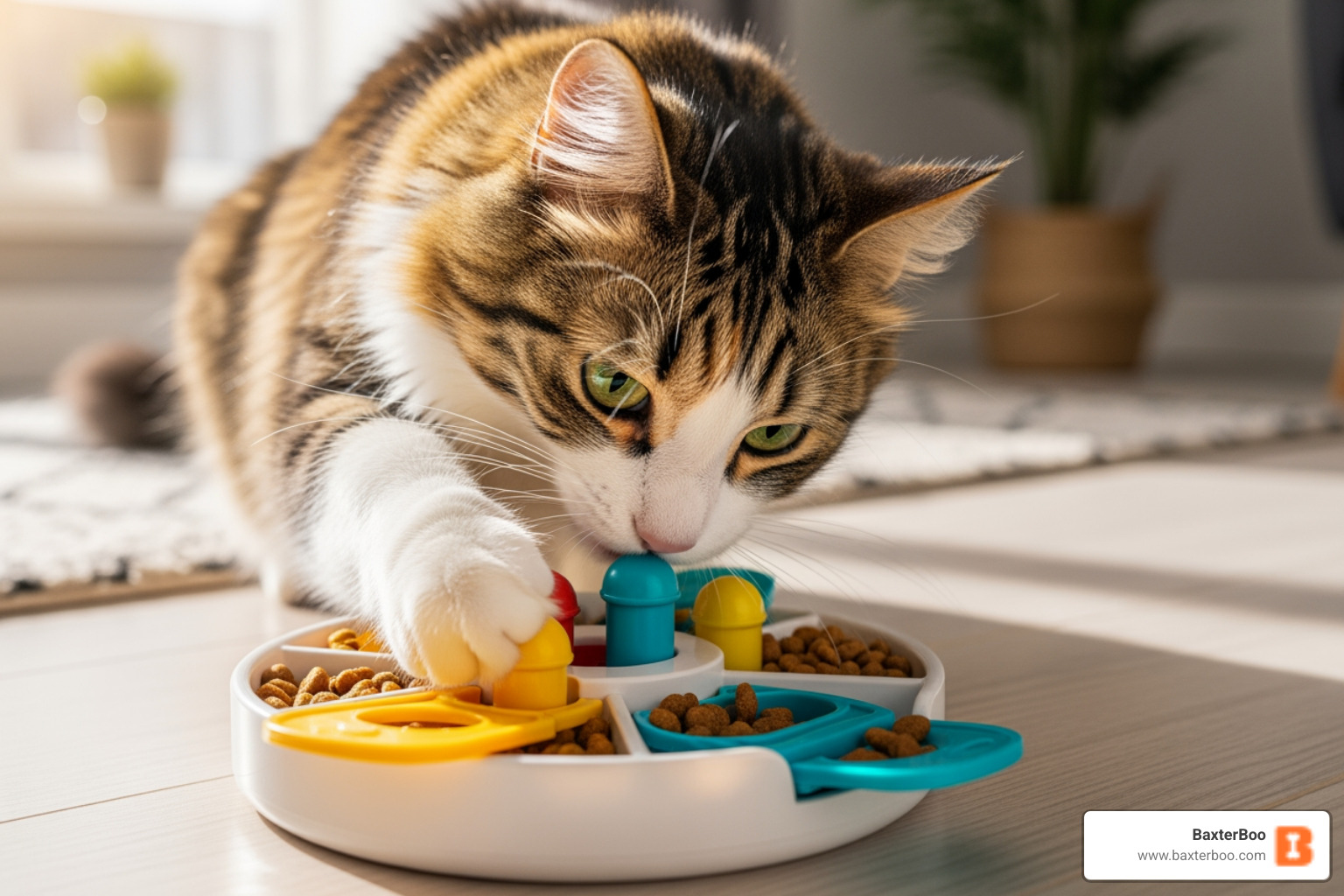 cat playing with food puzzle toy - appetite stimulant for cats cat playing with food puzzle toy - appetite stimulant for cats