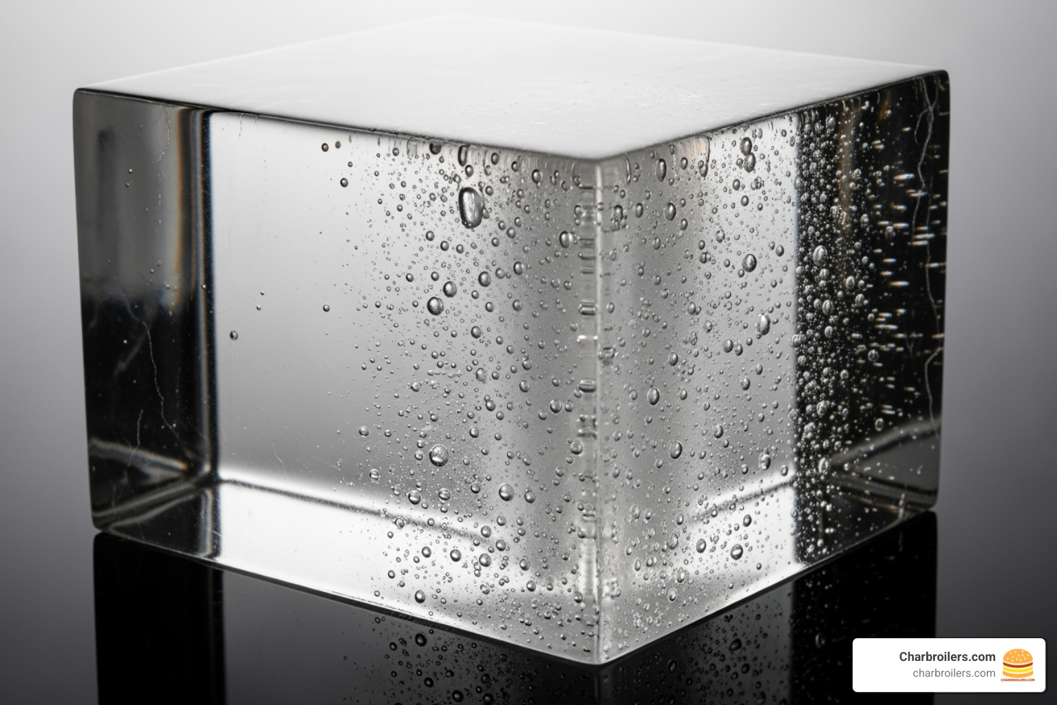 directional freezing diagram - commercial clear ice cube maker