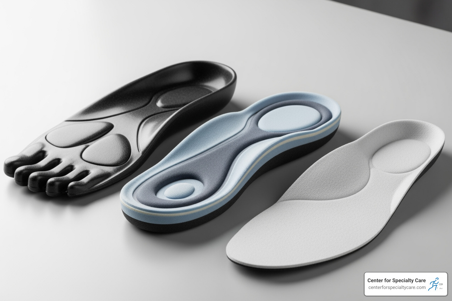 Comparison of Custom, Semi-Custom, and OTC Orthotics - custom orthotics cost