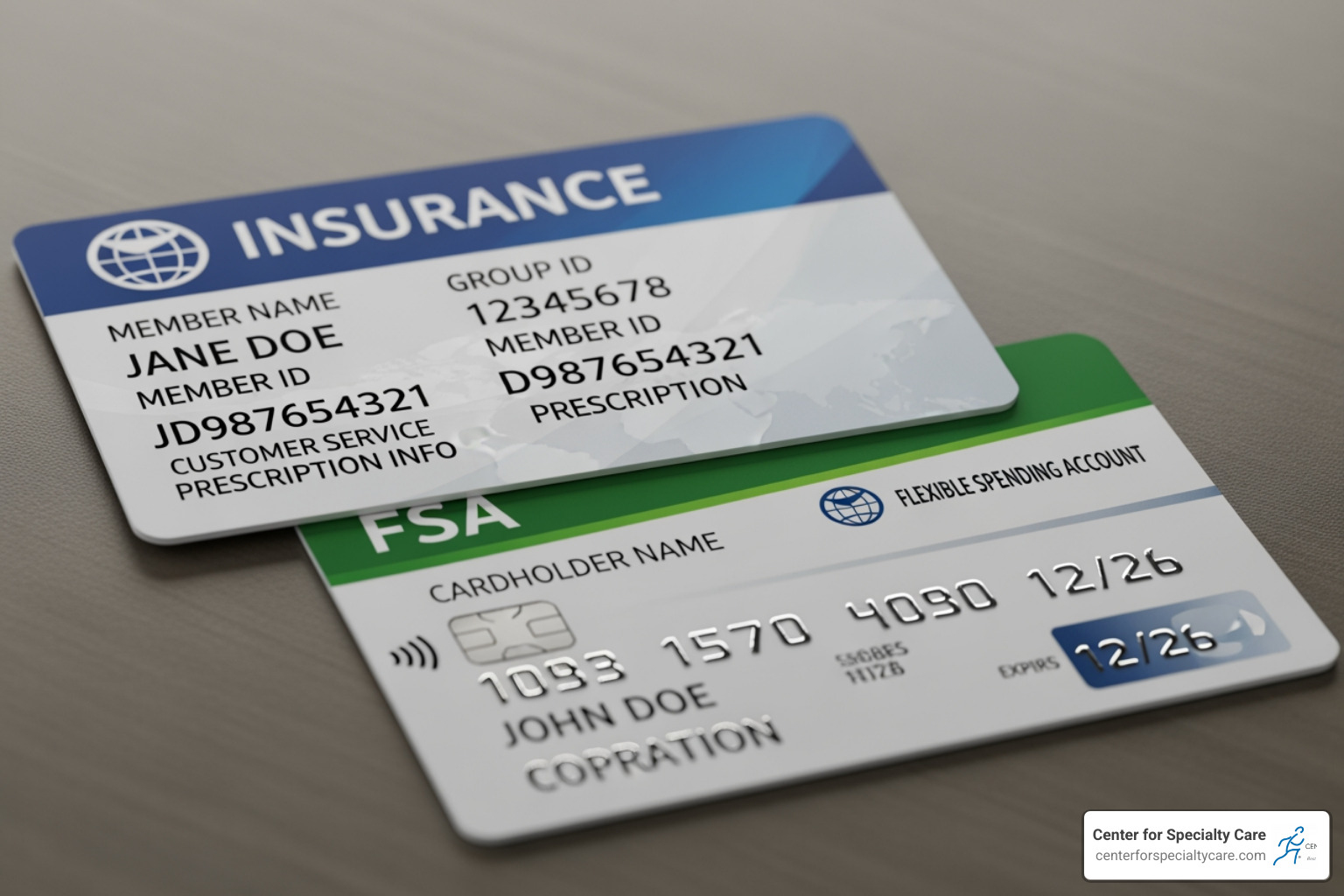 Insurance card and FSA/HSA card - custom orthotics cost